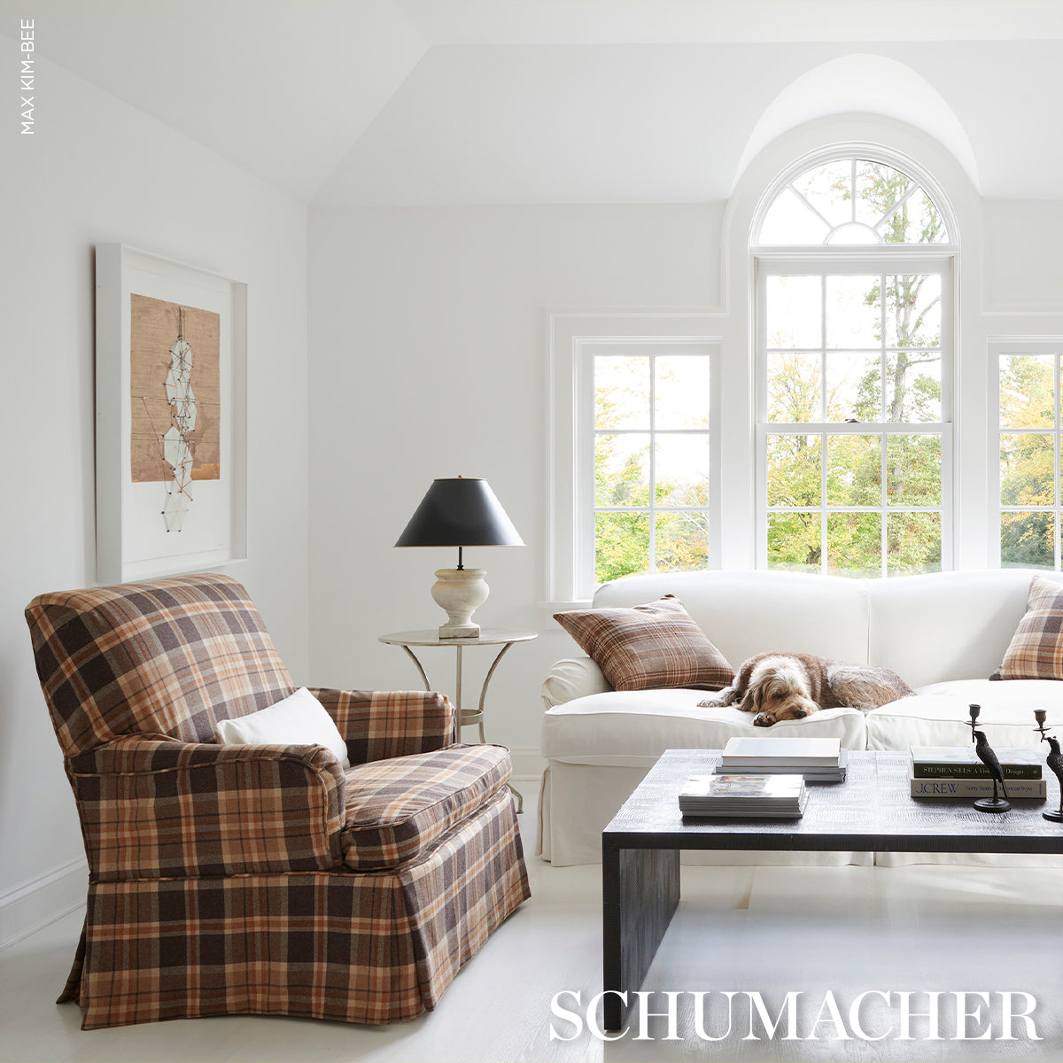 Purchase 86611 | Harris Merino Plaid, Spice - Schumacher Fabric