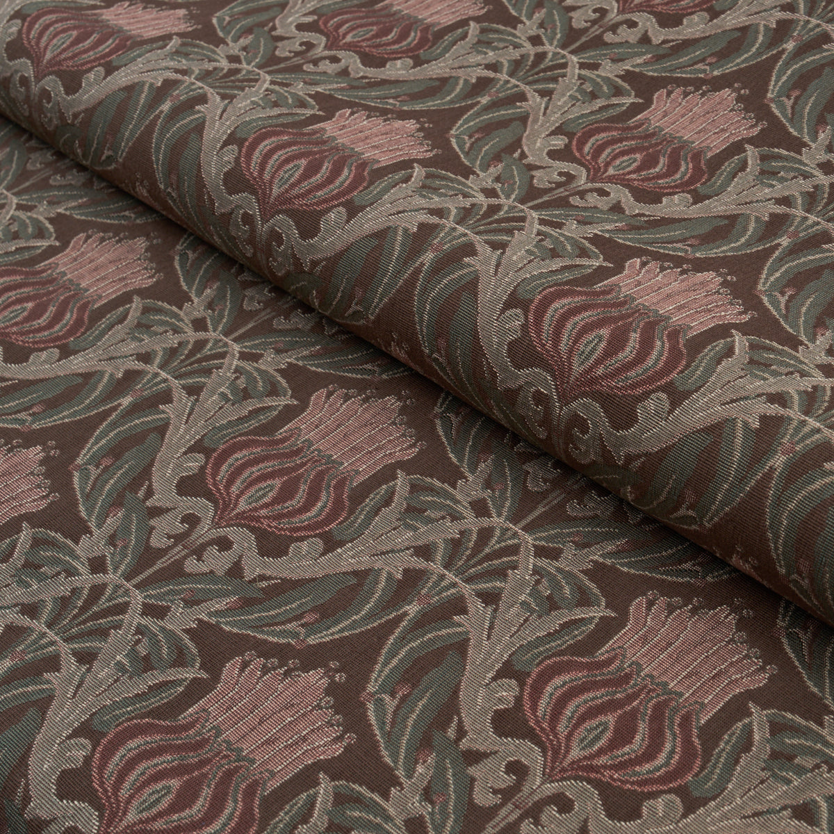 Purchase 86630 | Rowallan Trellis, Chocolate - Schumacher Fabric