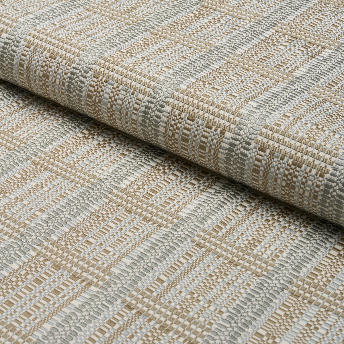Purchase 86850 | Skyline Plaid, Stone - Schumacher Fabric