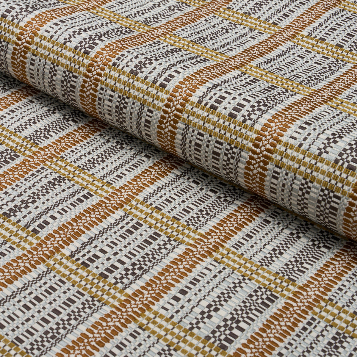 Purchase 86852 | Skyline Plaid, Bronze - Schumacher Fabric