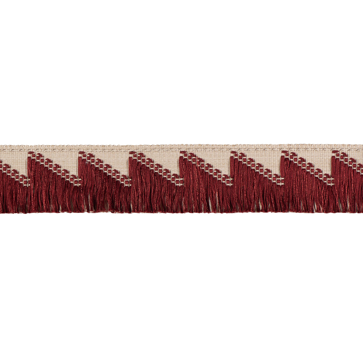 Purchase 86931 | Trace Of Connection Fringe, Merlot - Schumacher Trim