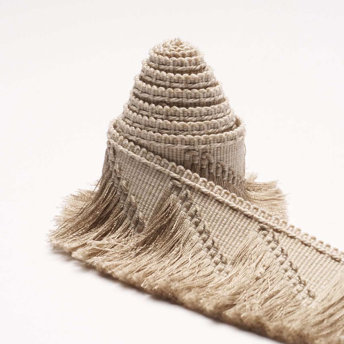 Purchase 86932 | Trace Of Connection Fringe, Sandstone - Schumacher Trim
