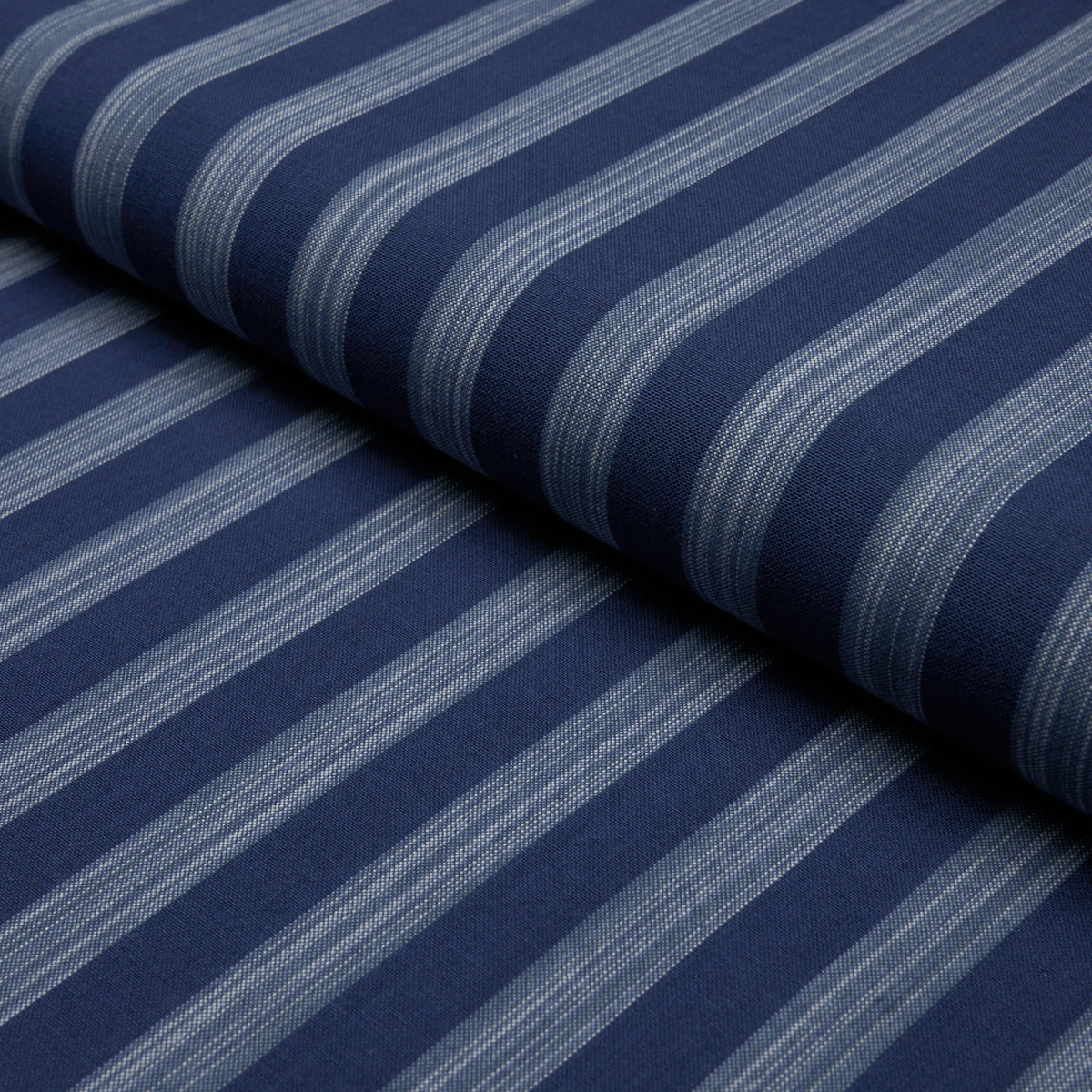 Purchase 87262 | Jonah Stripe, Indigo - Schumacher Fabric