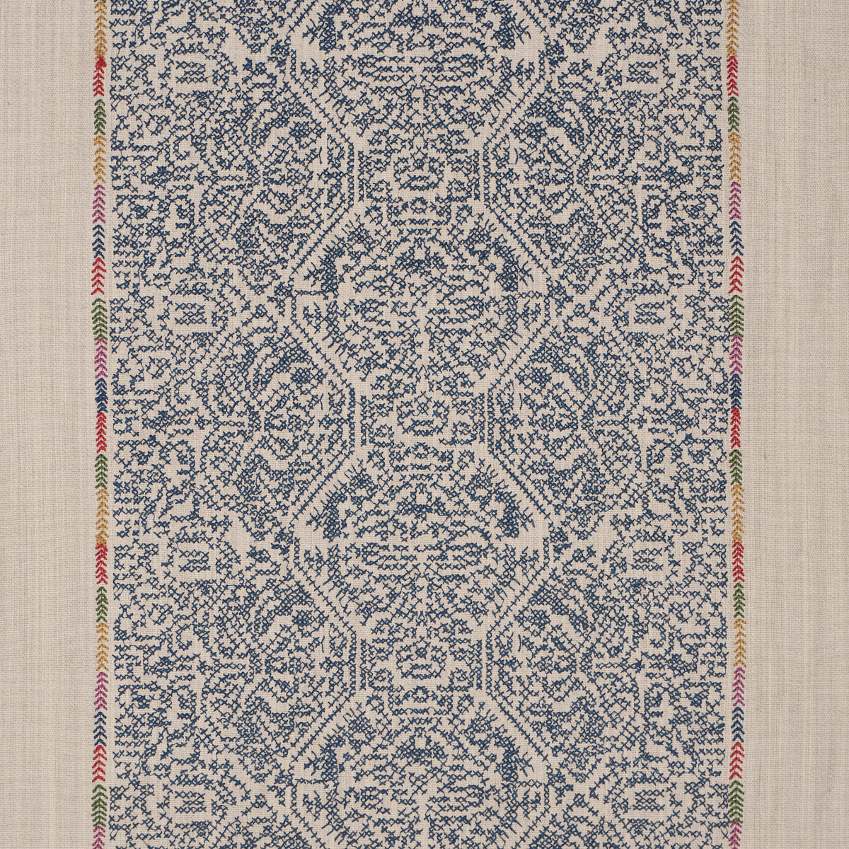 Purchase 87271 | Orion Embroidery, Indigo - Schumacher Fabric