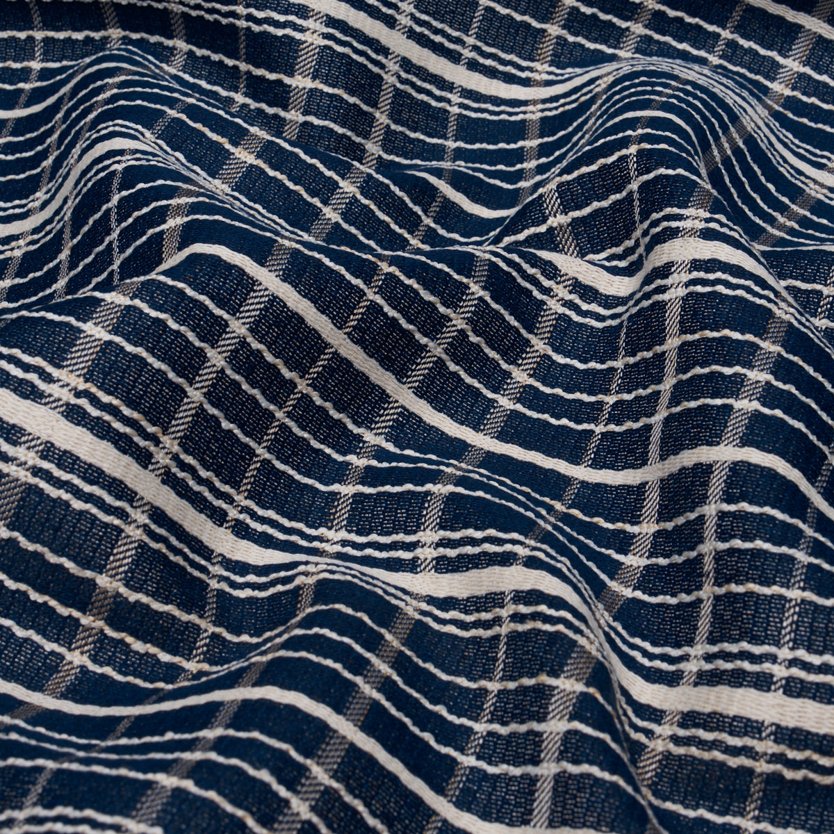 Purchase 87694 | Merrick Performance Plaid, Navy - Schumacher Fabric