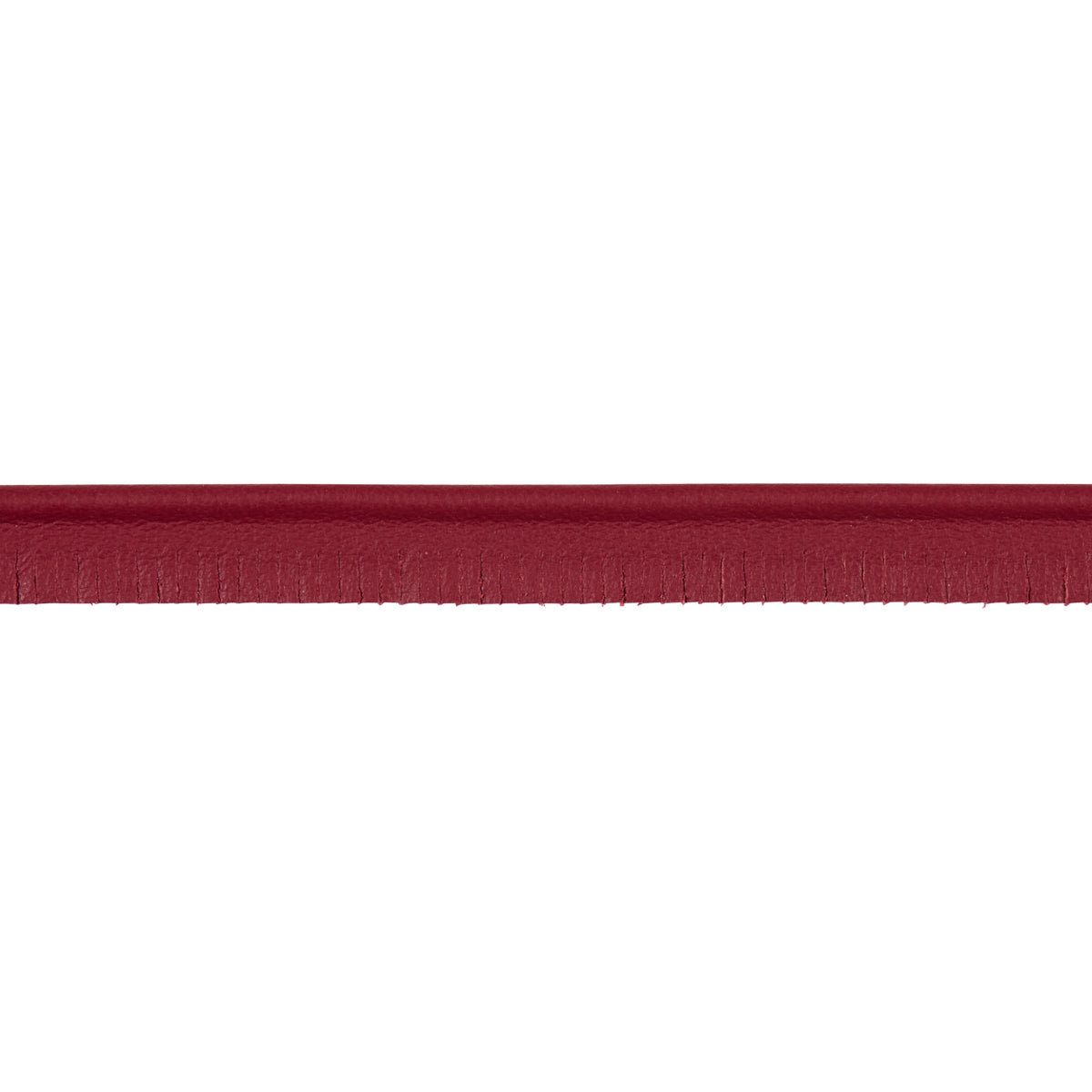 Purchase 87747 | Burnham Narrow Leather Piping, Red - Schumacher Trim