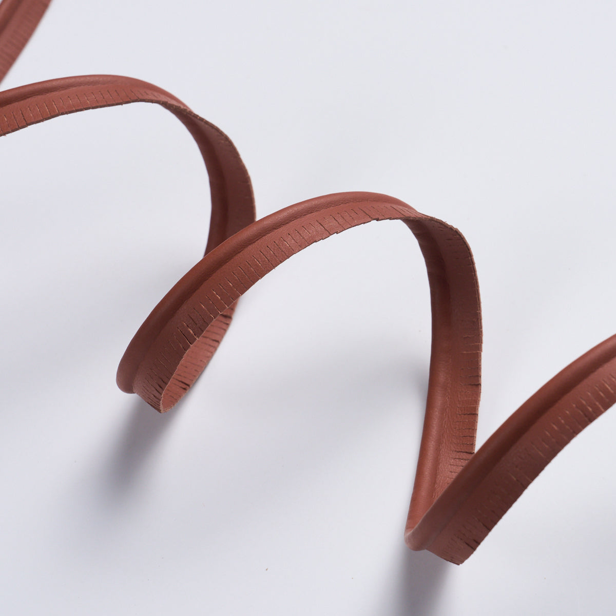 Purchase 87756 | Burnham Medium Leather Piping, Rust - Schumacher Trim