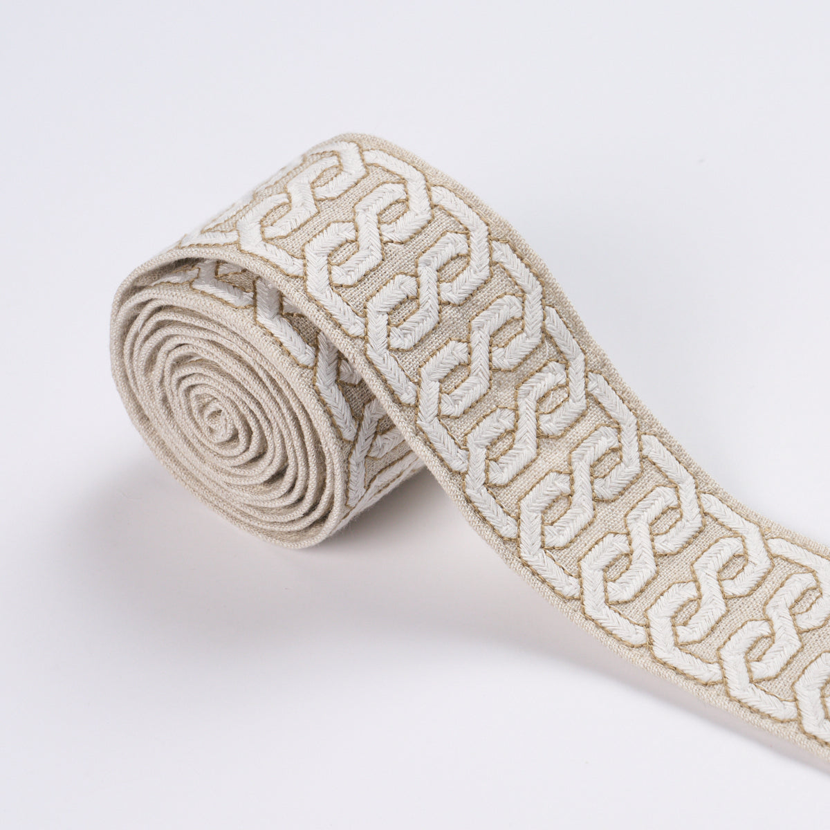 Purchase 87822 | Solene Tape, Natural - Schumacher Trim