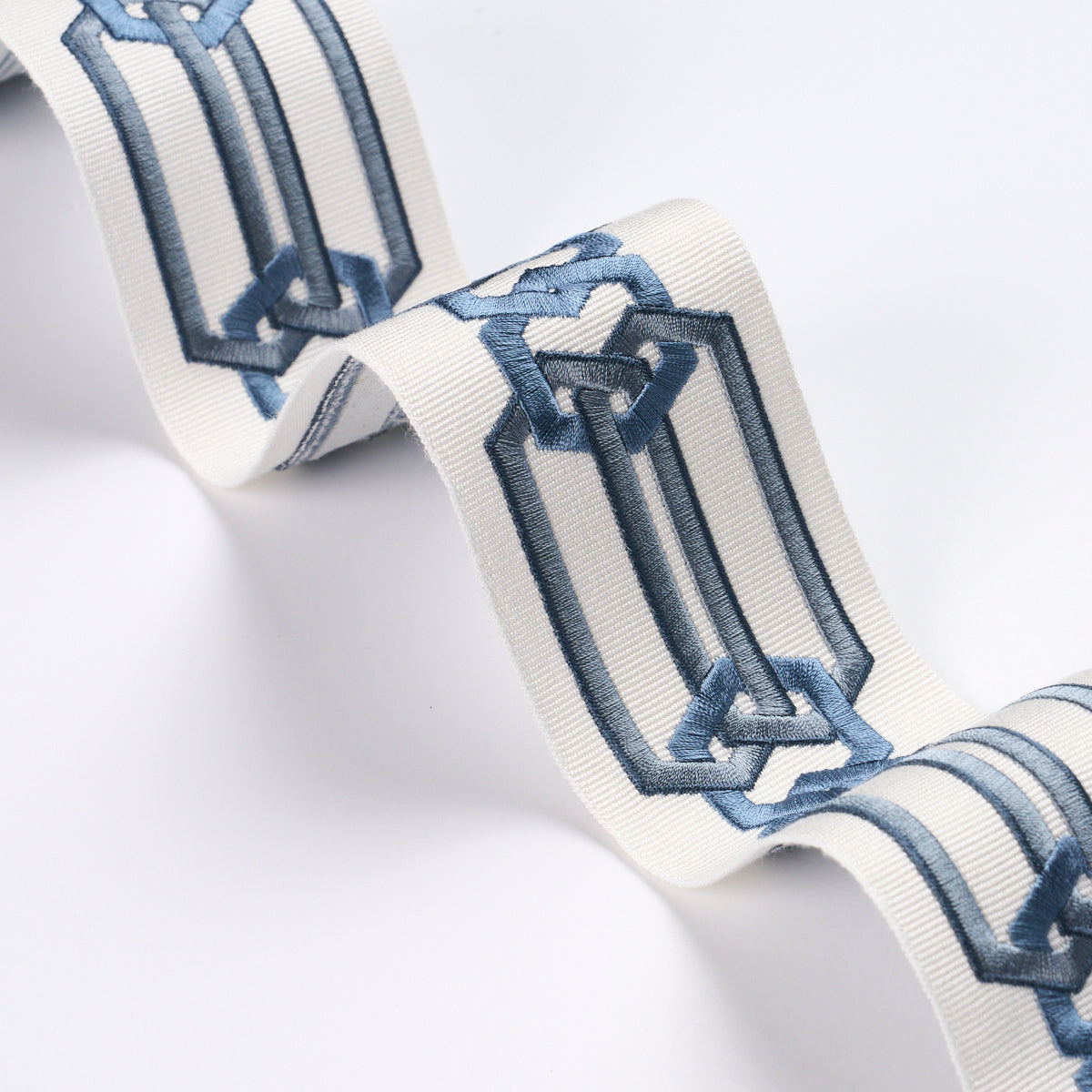 Purchase 87860 | Corinne Tape, Indigo - Schumacher Trim