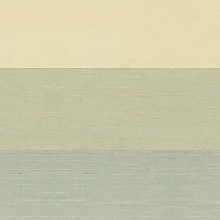 Sample 9200.516.0 Serene Grey Dawn Light Blue Drapery Stripes Fabric by Kravet Couture