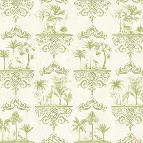 Order 99/9040 Cs Rousseau Old Olive By Cole and Son Wallpaper