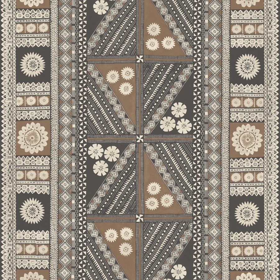 Sample - Ab3057M | Artifacts, Tapa Sienna Wall Mural - Antonina Vella Wallpaper