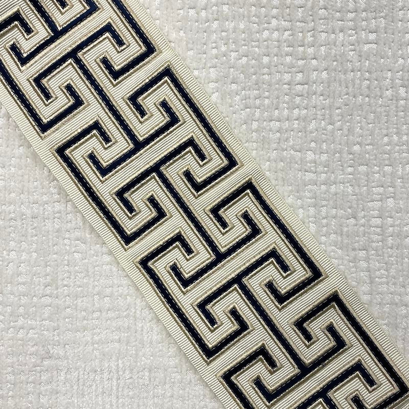 Sample 9384 Adler Tape Navy, Blue by Magnolia Fabric