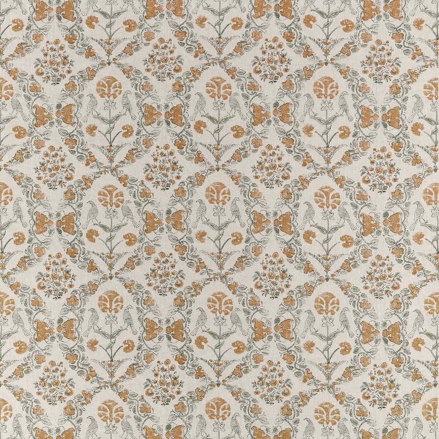 Order Anna French Fabric Pattern number AF10737 pattern name Paloma color name Gold.