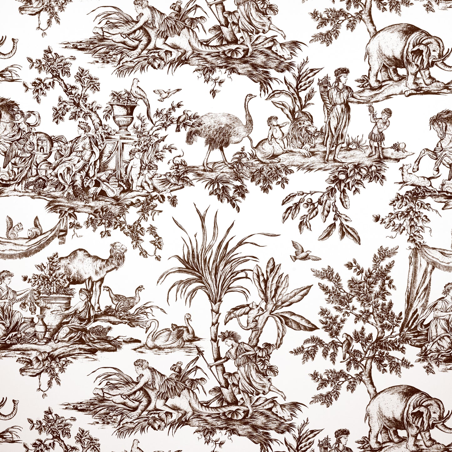 Purchase Ann French Fabric Pattern# AF15169 pattern name Antilles Toile