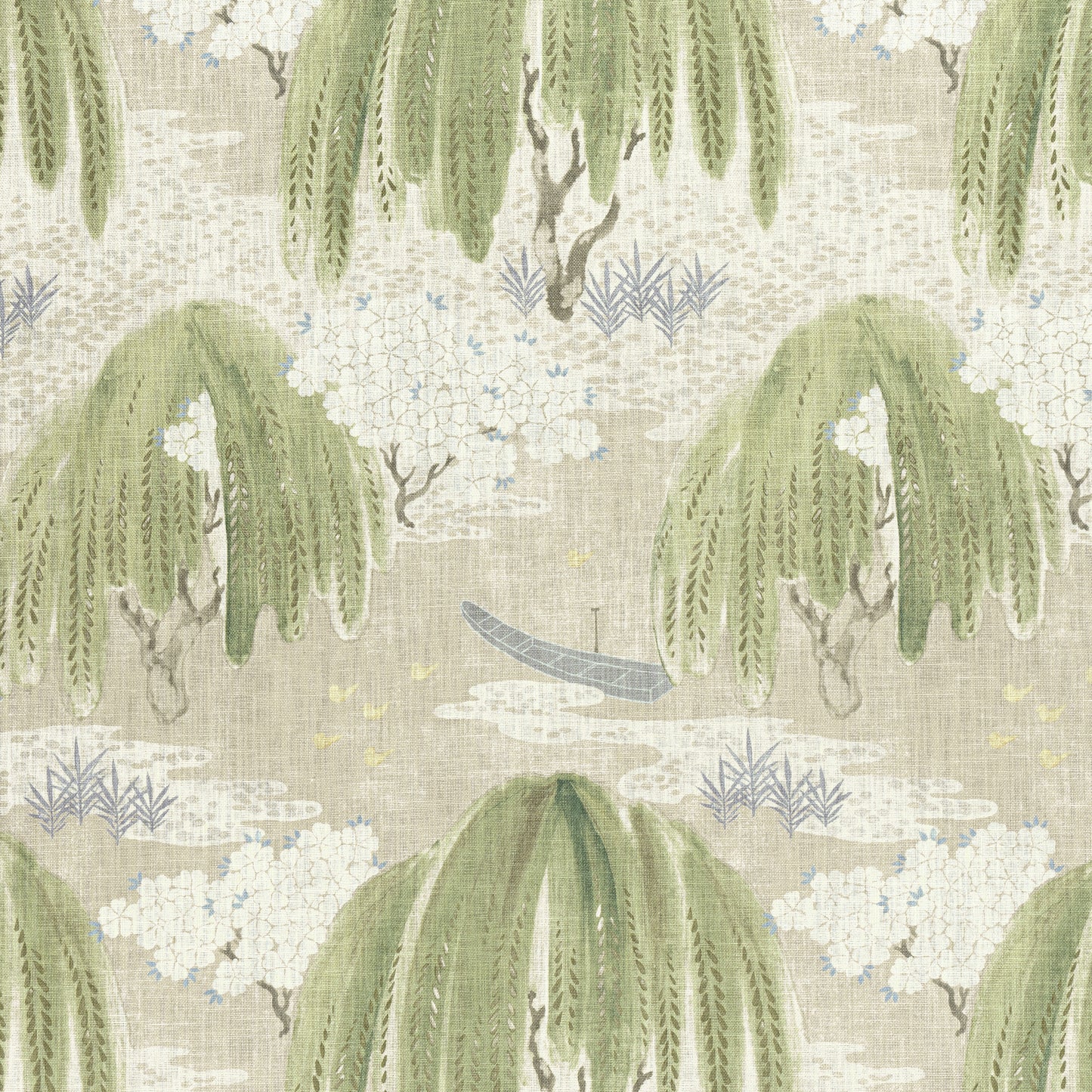 Purchase Ann French Fabric SKU AF23106 pattern name Willow Tree