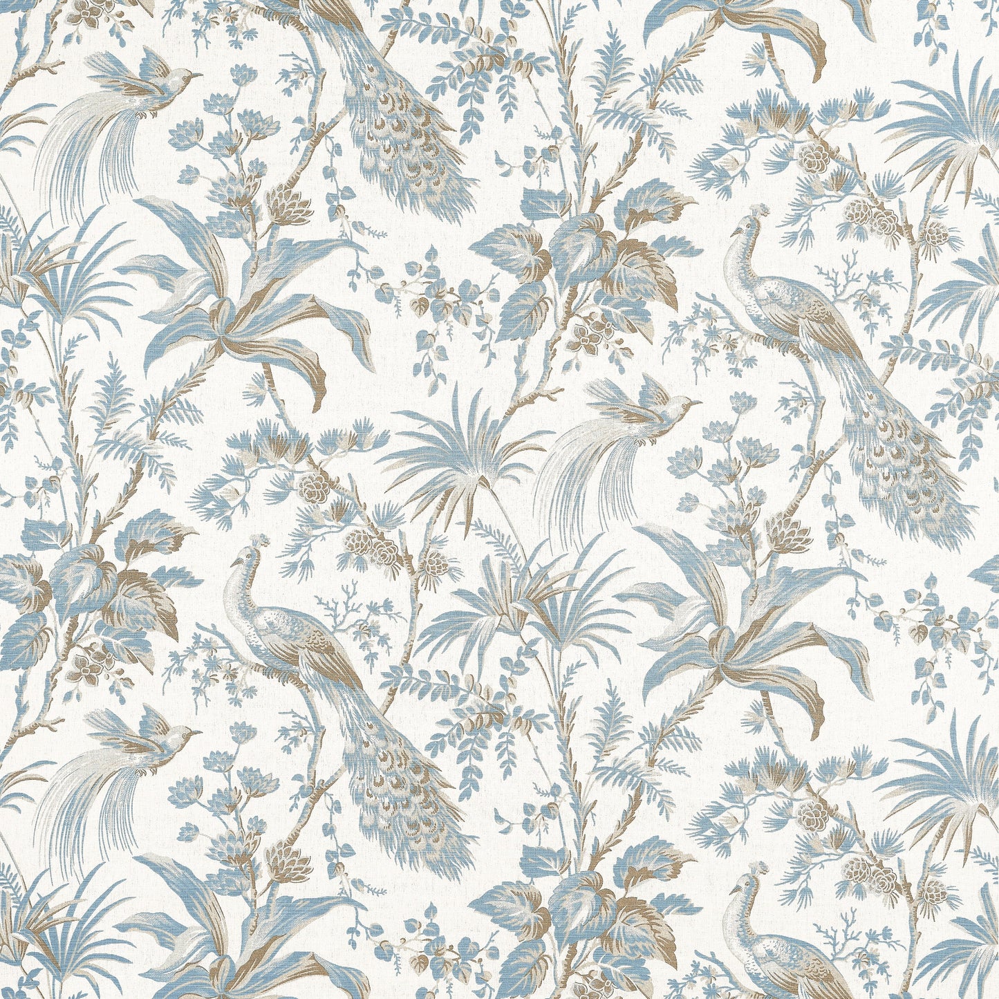 Order Anna French Fabric Pattern# Af57828 Pattern Name Peacock Toile From The Collection Bristol Fabric Book.
