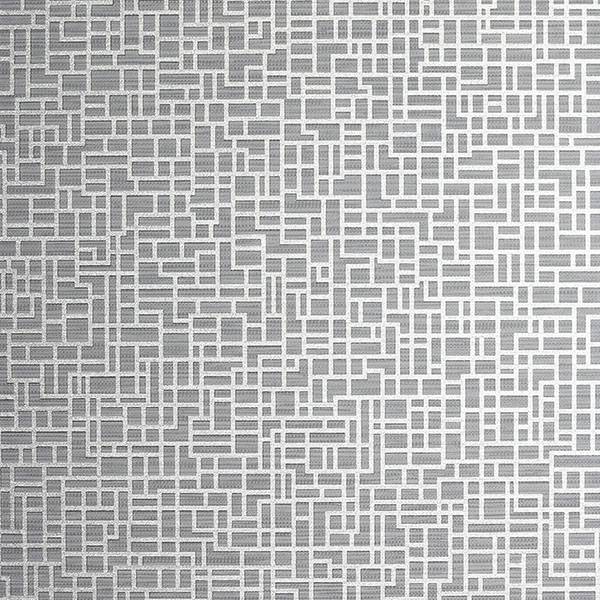 Purchase AH293100 Brewster Wallpaper, Satoni Silver Geometric - Arthouse