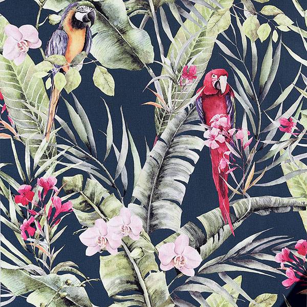 Purchase AH297106 Brewster Wallpaper, Rudy Navy Pretty Polly - Arthouse