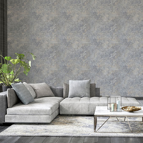 Purchase AH298601 Brewster Wallpaper, Gideon Light Grey Distressed - Arthouse12