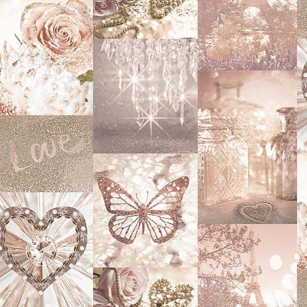 Purchase AH691107 Brewster Wallpaper, Ryo Blush Inspirational - Arthouse