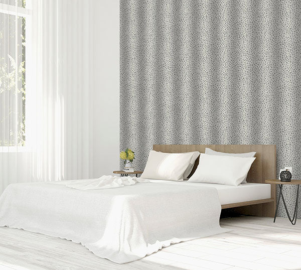 Purchase AH903101 Brewster Wallpaper, Dora Sterling Leopard Stripe - Arthouse12