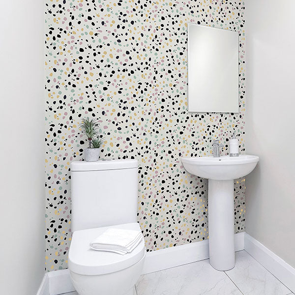 Purchase AH909708 Brewster Wallpaper, Floyd Multicolor Terrazzo - Arthouse12