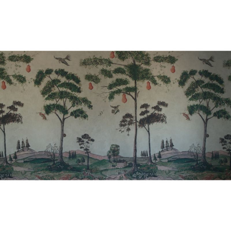 Sample - Amw10085.106.0 | Mythical Land, Grey Toile - Kravet Couture Wallpaper
