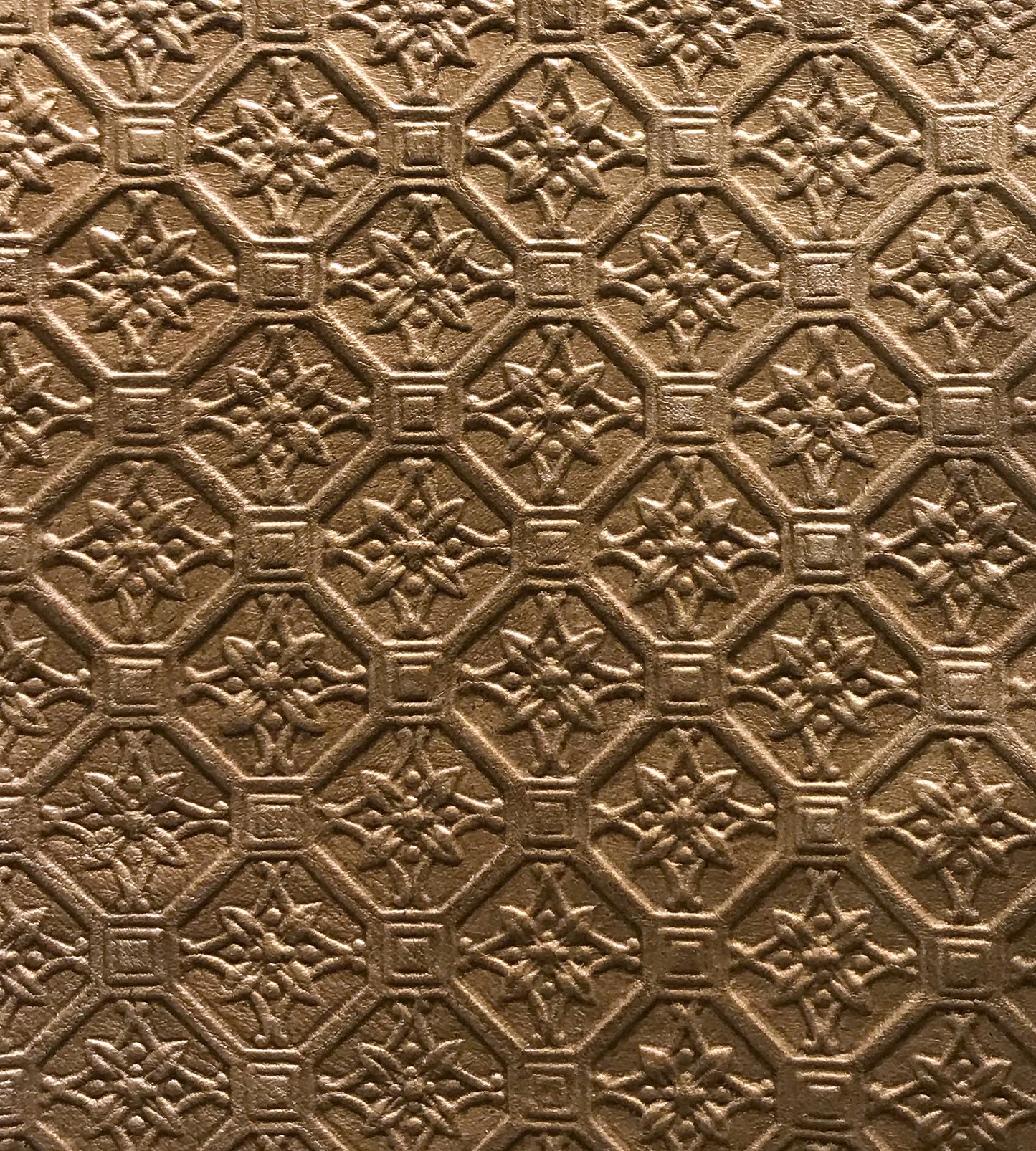 Purchase Old World Weavers Fabric Product# AQ 00010093, Cuir Etoile Bronze 1