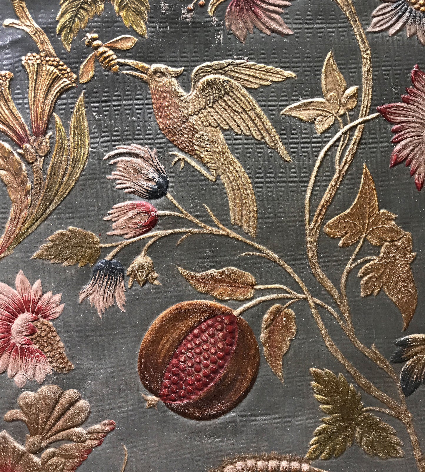 Purchase Old World Weavers Fabric Item# AQ 000117CD, Cuir Eden Blue/Multi 1