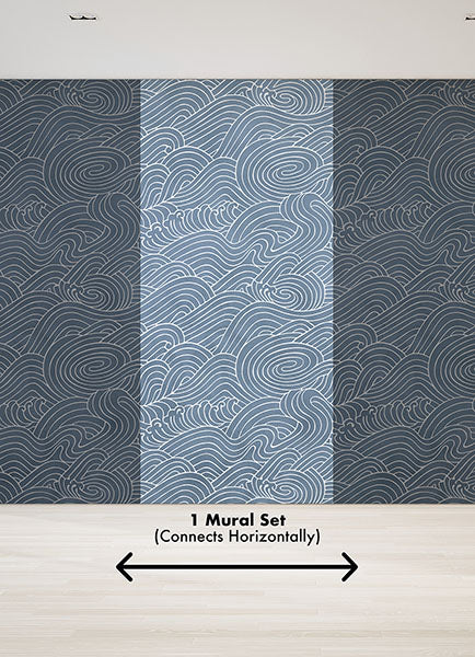 Purchase A-Street Wallpaper ASTM5041, Waves Ocean Blue12