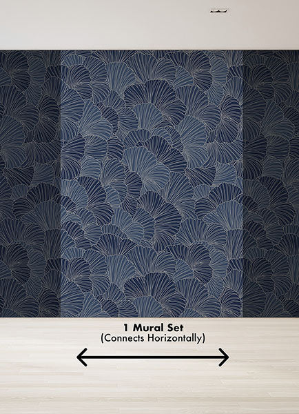 Purchase A-Street Wallpaper ASTM5049, Petals Royal Blue12
