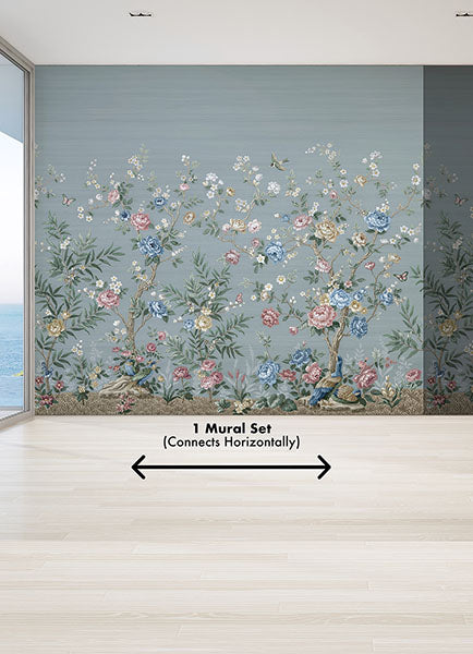 Purchase A-Street Wallpaper ASTM5057, Winter Chinoiserie Robin's Egg Blue12