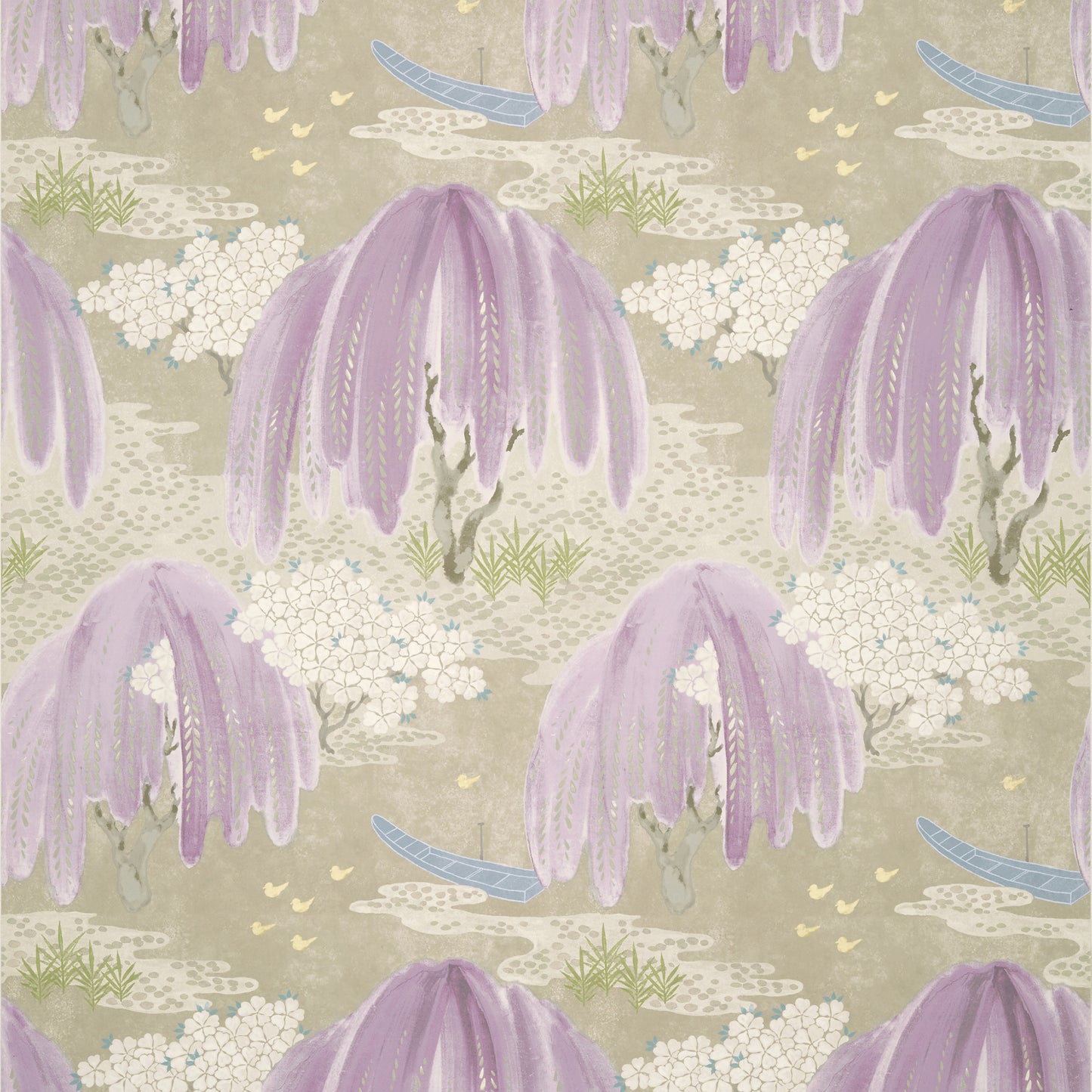 Purchase Ann French Wallpaper Pattern number AT23107 pattern name Willow Tree