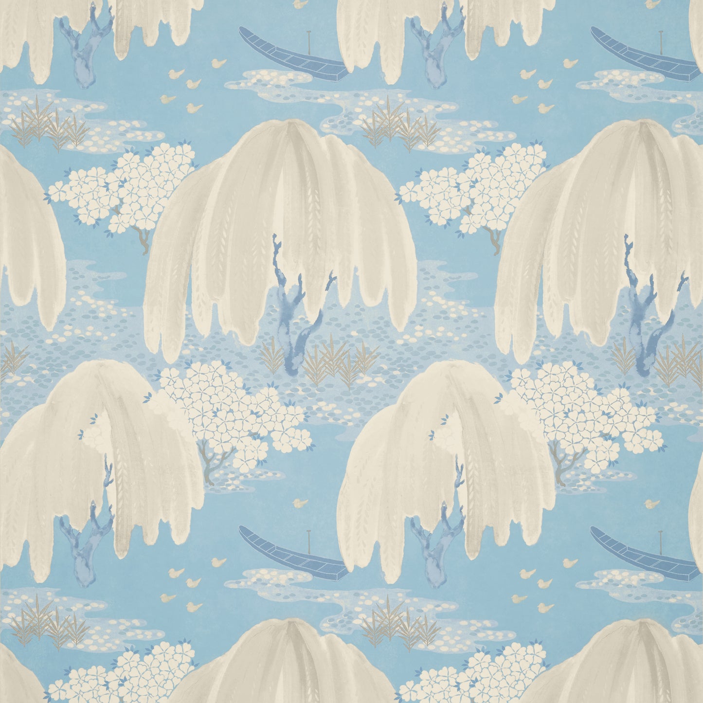 Purchase Ann French Wallpaper Product# AT23108 pattern name Willow Tree