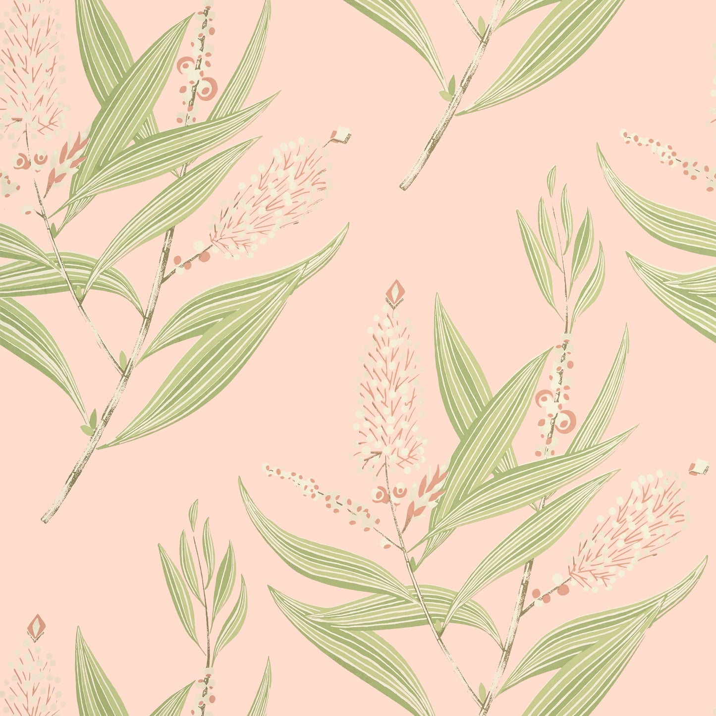 Purchase Ann French Wallpaper Pattern AT23132 pattern name Winter Bud