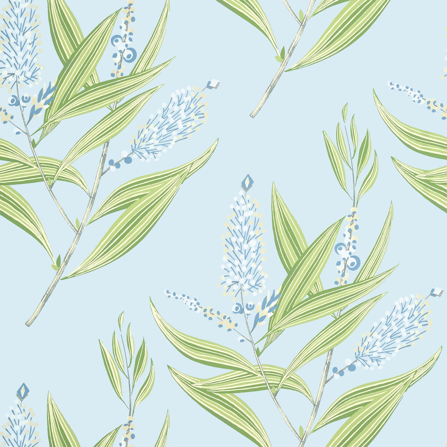Purchase Ann French Wallpaper Pattern number AT23133 pattern name Winter Bud