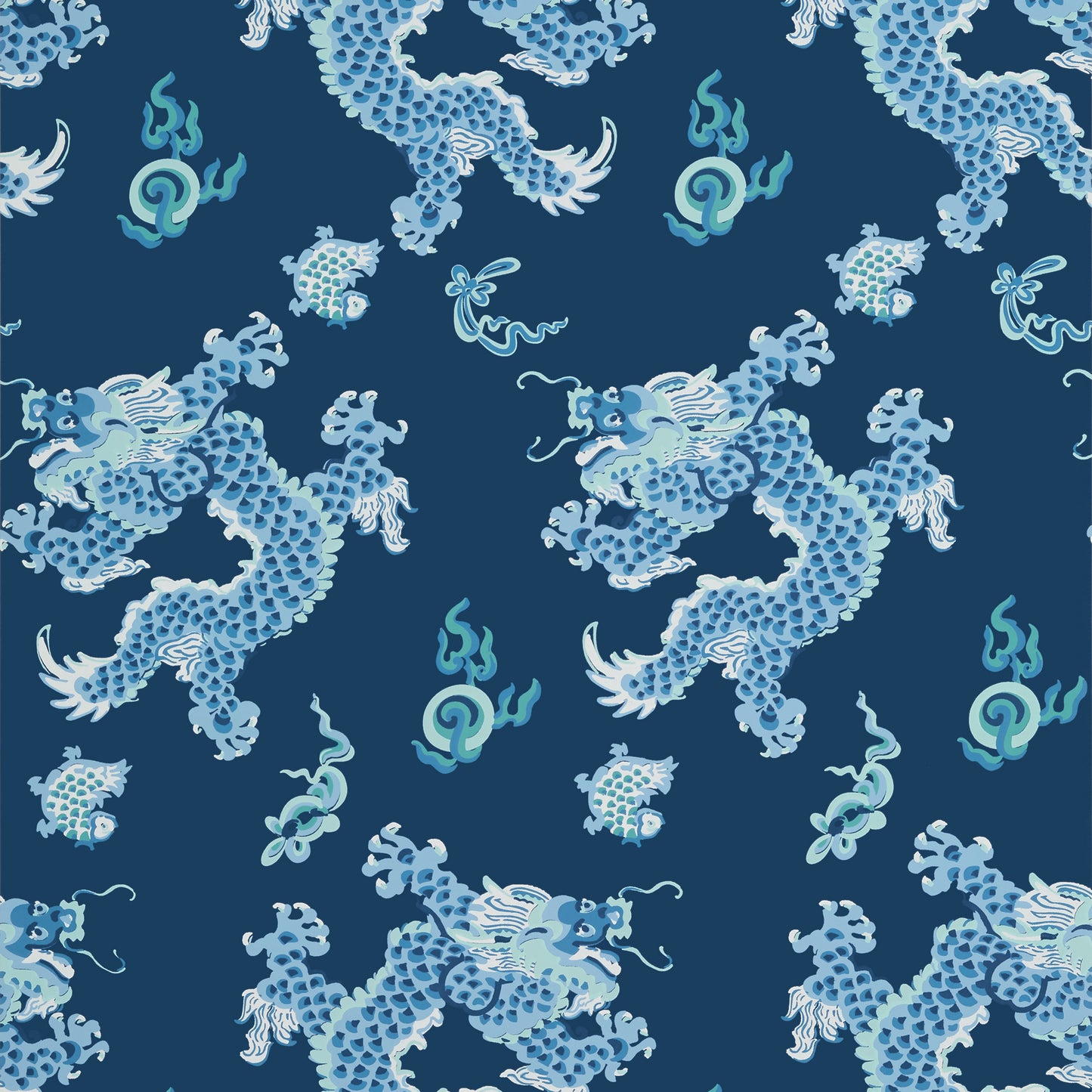 Purchase Ann French Wallpaper SKU# AT23181 pattern name Dragon Dance