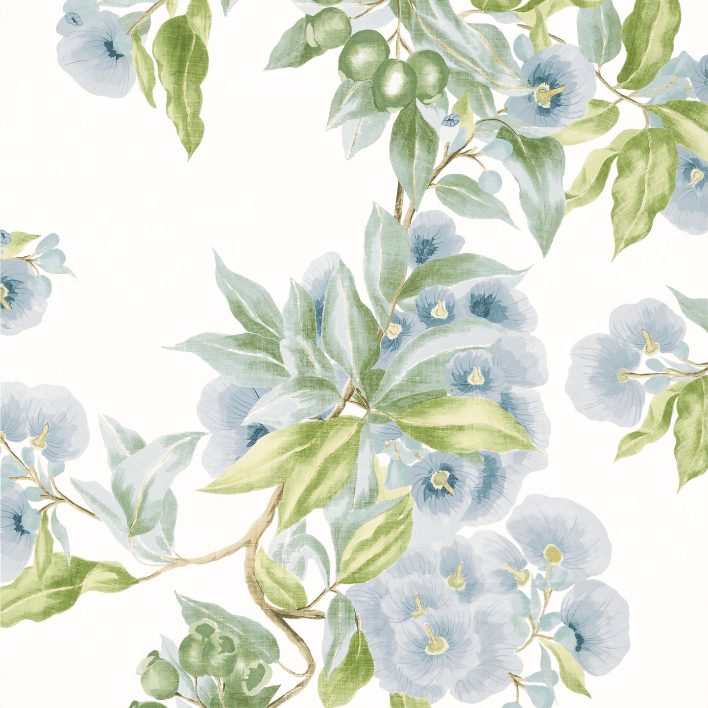 Purchase Ann French Wallpaper Pattern# AT24549 pattern name Camellia Garden