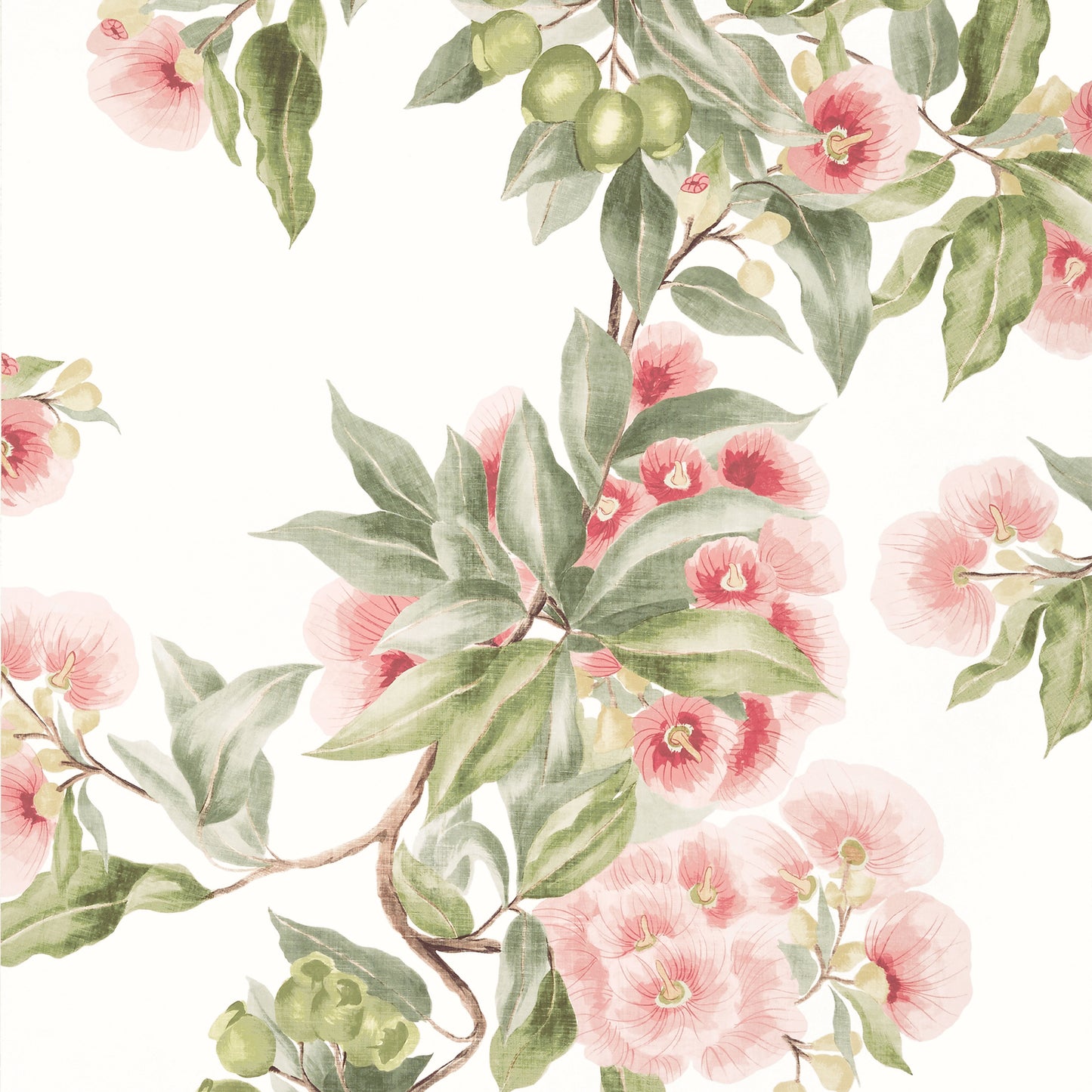 Purchase Ann French Wallpaper Item# AT24550 pattern name Camellia Garden