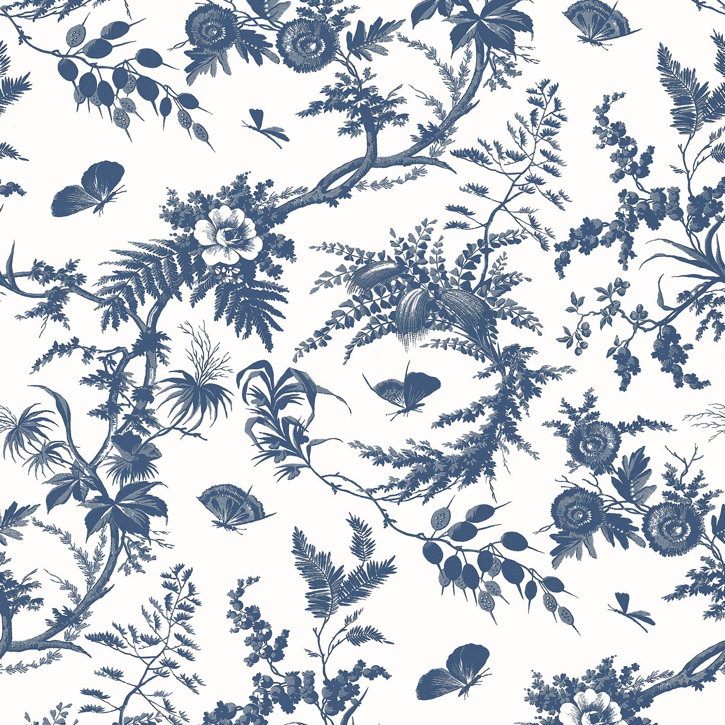 Shop Anna French Wallpaper Product# At57837 Pattern Name Newlands Toile From The Collection Bristol.