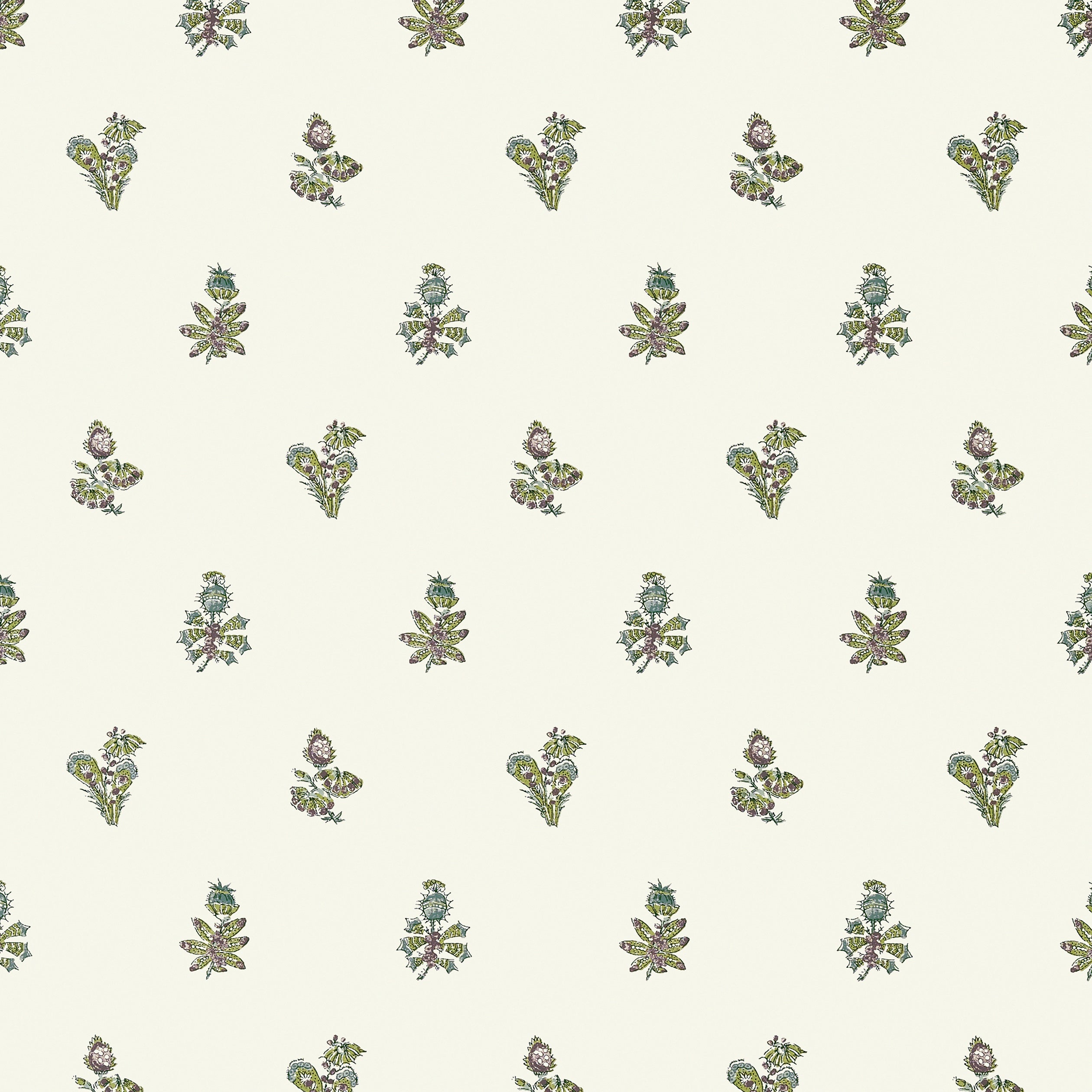 Sample - AT78757  Jouy, Palampore - Ann French Wallpaper