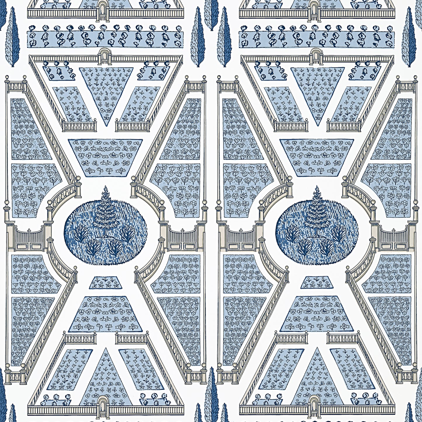 Purchase Ann French Wallpaper Item# AT9600 pattern name Aerial Garden