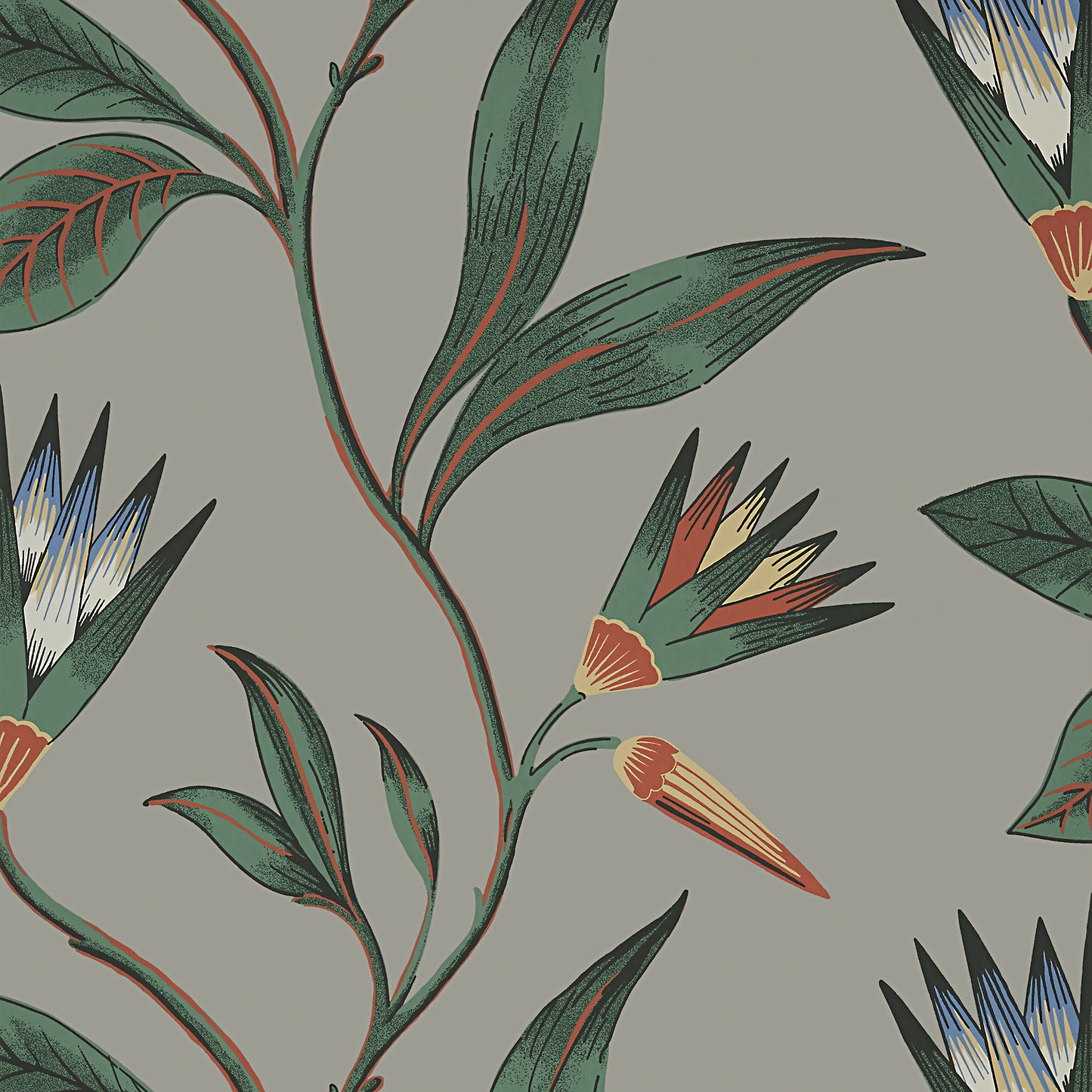 Purchase Ann French Wallpaper Product# AT9616 pattern name Cleo Vine