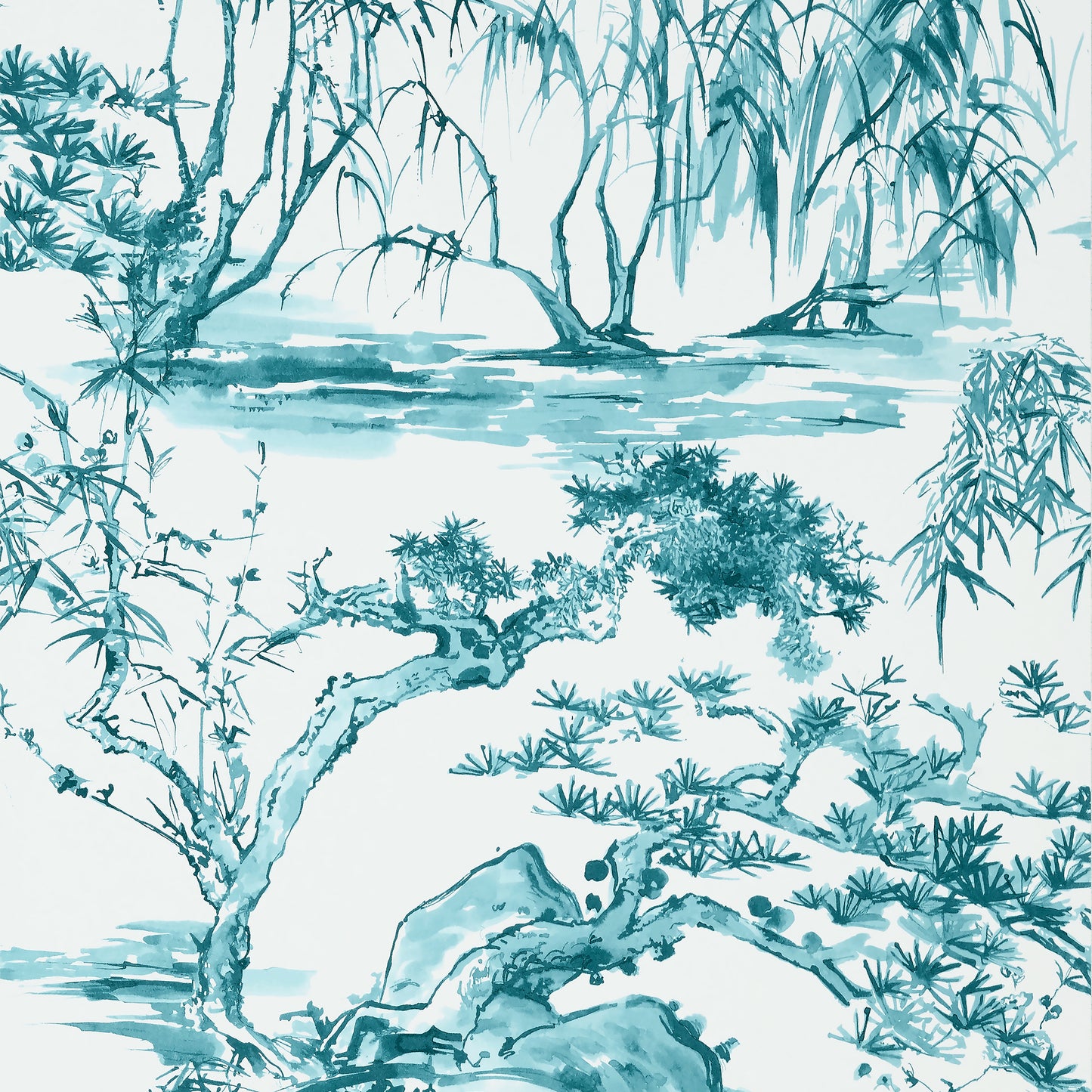 Purchase Ann French Wallpaper Pattern number AT9827 pattern name Kyoto