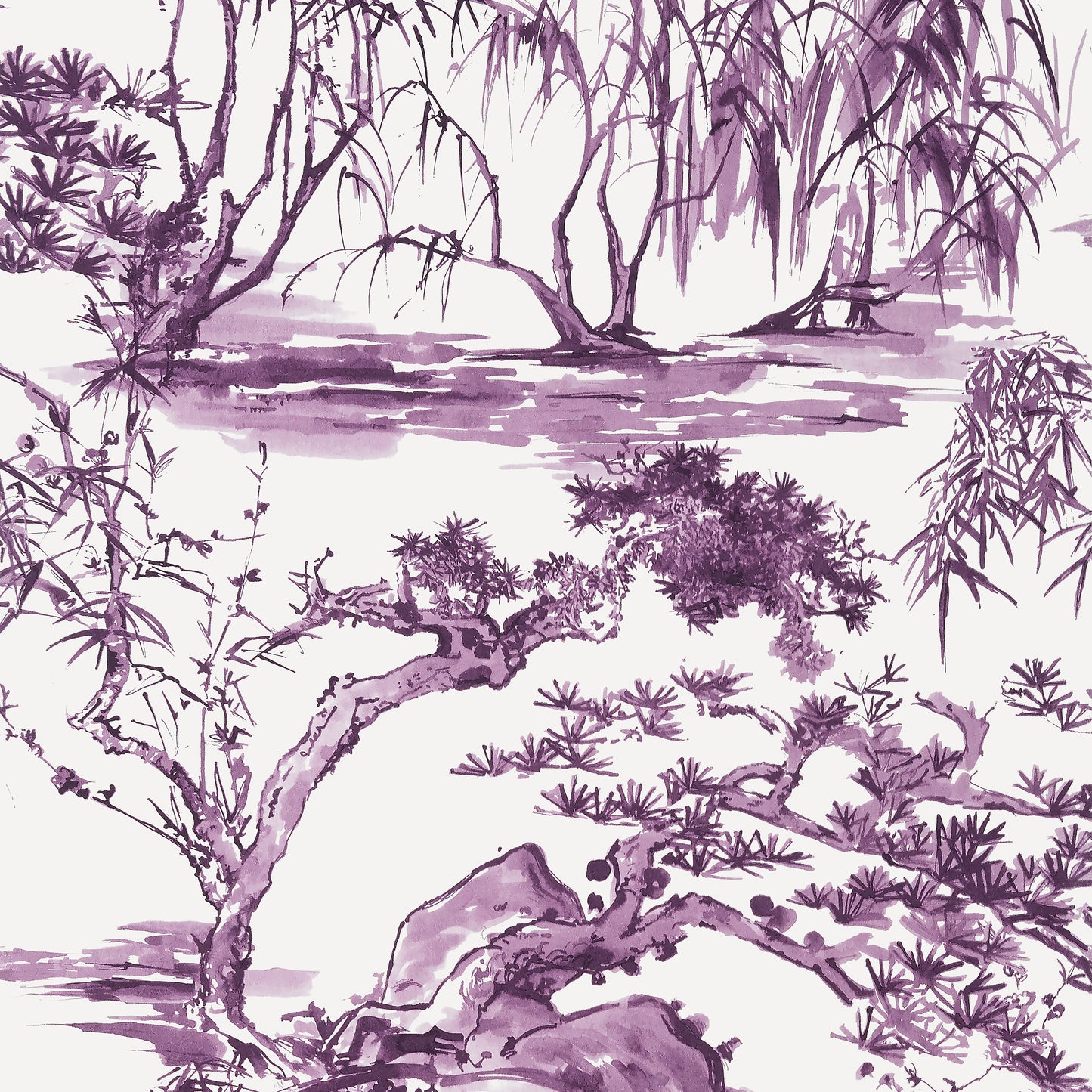 Purchase Ann French Wallpaper Pattern AT9830 pattern name Kyoto