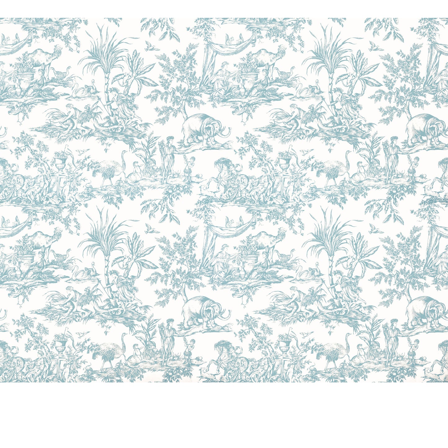 Purchase Ann French Wallpaper Pattern number ATWW15170 pattern name Antilles Toile