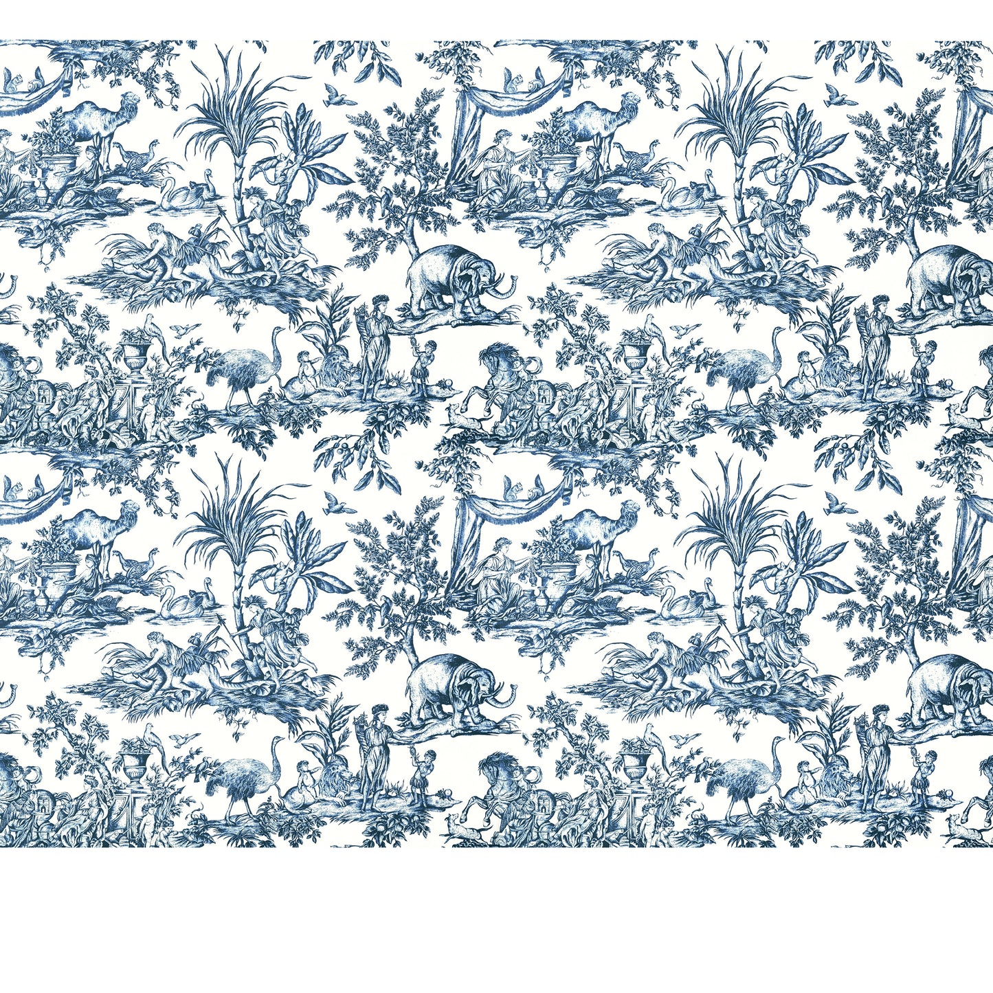 Purchase Ann French Wallpaper Pattern ATWW15171 pattern name Antilles Toile