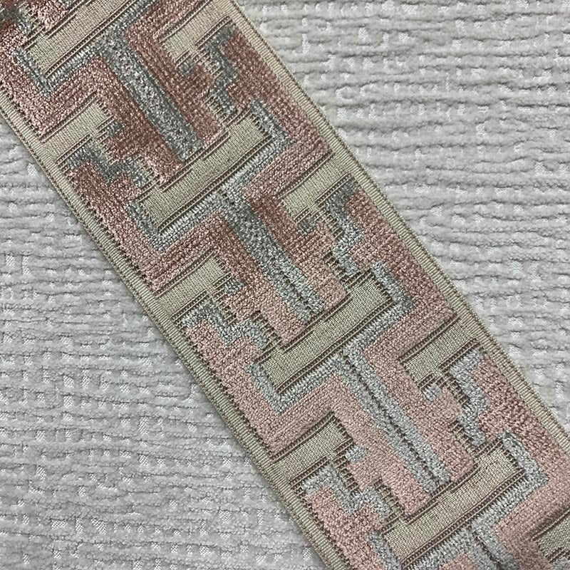 Sample 9358 Banks Tape Blush, Pink by Magnolia Fabric