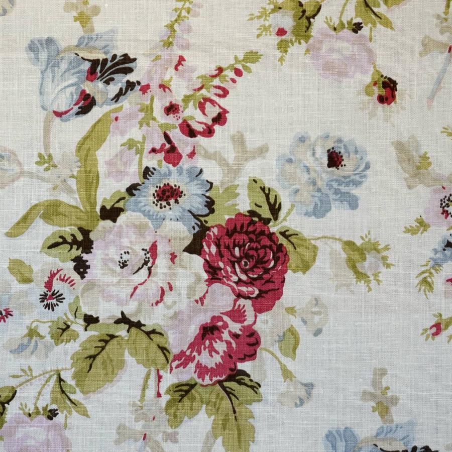 Sample BFC-3625.73 Pink/Green Multipurpose by Lee Jofa Fabric
